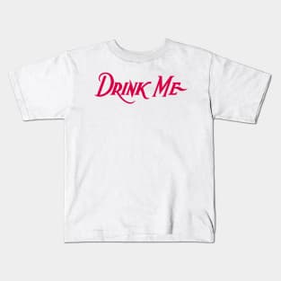 Drink Me - RED Kids T-Shirt